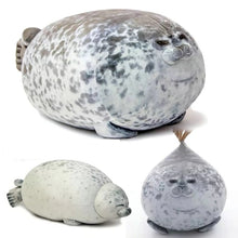 Load image into Gallery viewer, Fluffy Plush Seal Pillow