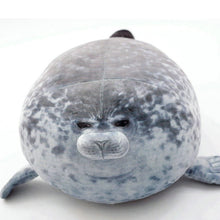 Load image into Gallery viewer, Fluffy Plush Seal Pillow